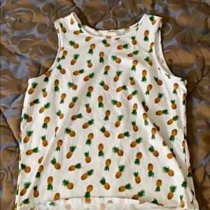 Pineapple t-shit from forever 21 size 11/12